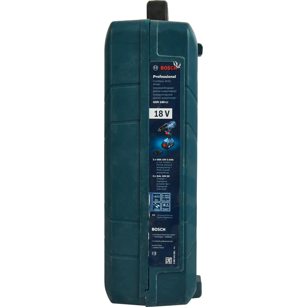Дрель аккумуляторная Bosch GSR180 18 В Li-Ion 1х2 А/ч BOSCH PROFESSIONAL STLM-2111453 - Вид №8