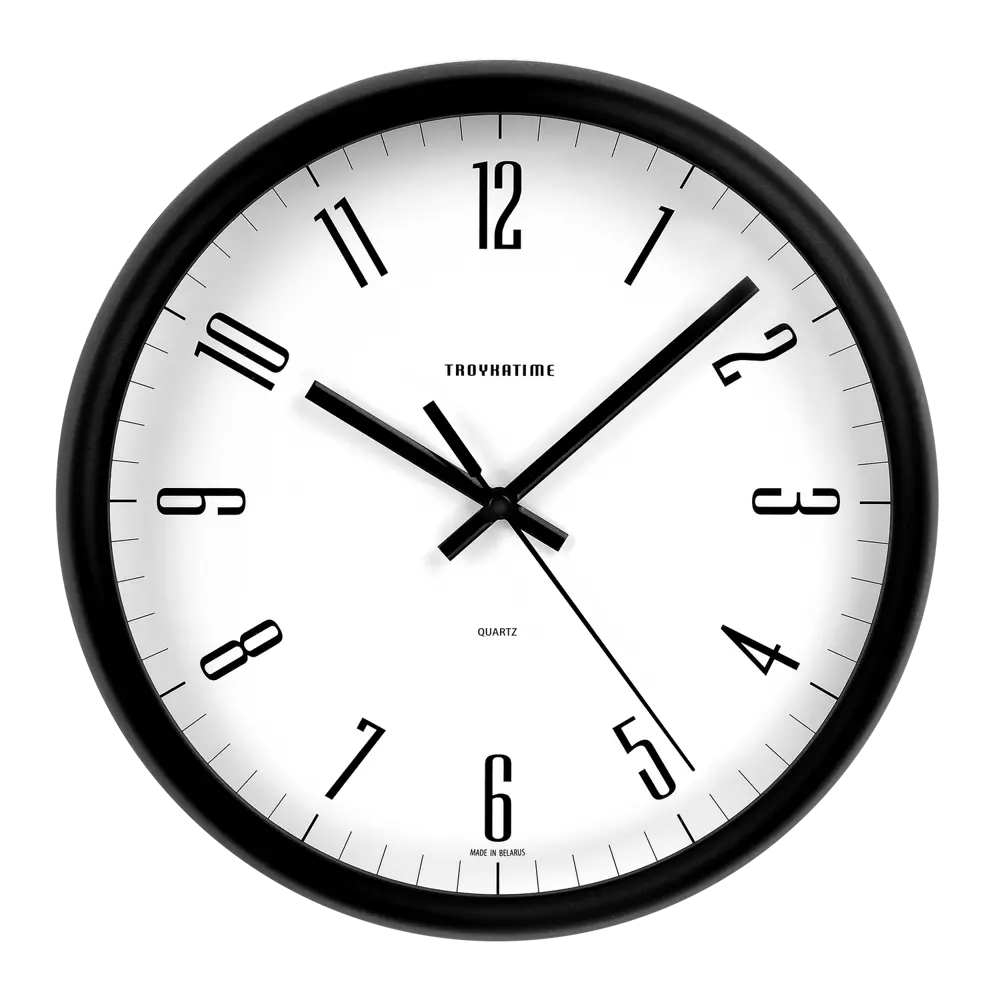 TROYKATIME Настенные часы круглые 24 см с бесшумным ходом 83872063 NEO-CLASSIC STLM-0045368