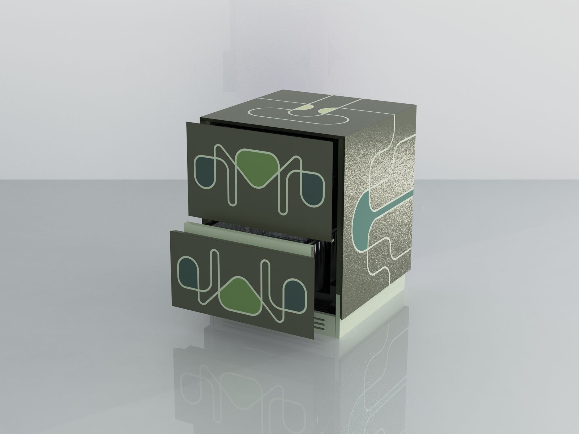 Холодильник с откидным верхом SKS | Signature Kitchen Suite двойной код ARCH-00132801