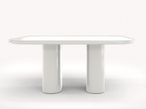 Квадратный обеденный стол из МДФ