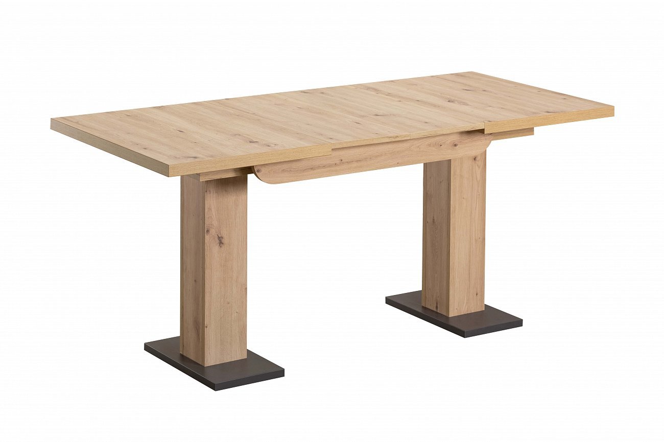 Стол обеденный раздвижной 110-166 см светло-коричневый Clyde STOOL GROUP  00-3958855 Коричневый  - Вид №4