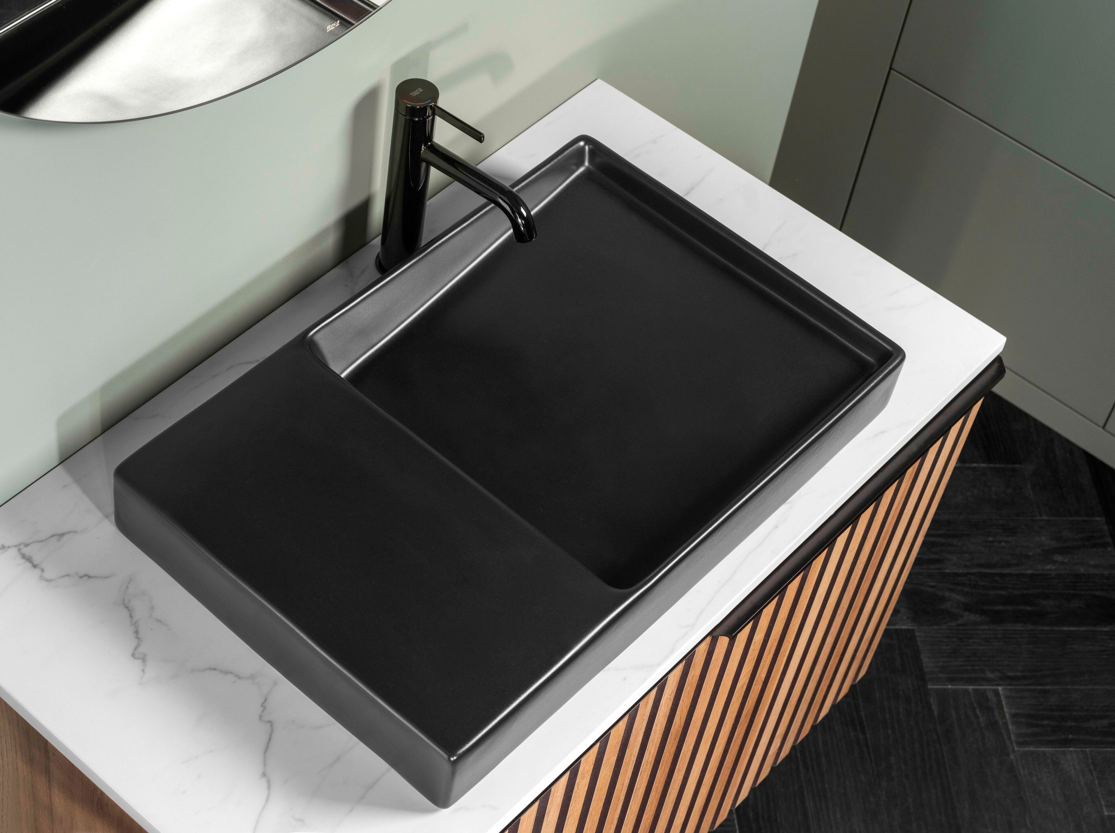 Однорычажный смеситель для раковины с автоматическим сливом Roca Ona ARCH-00132842 - Вид №18