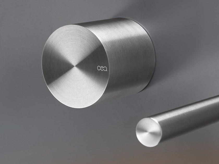 Ceadesign Смеситель для умывальника из нержавеющей стали с гидропрогрессией настенный Opus Ops 05 - Вид №1