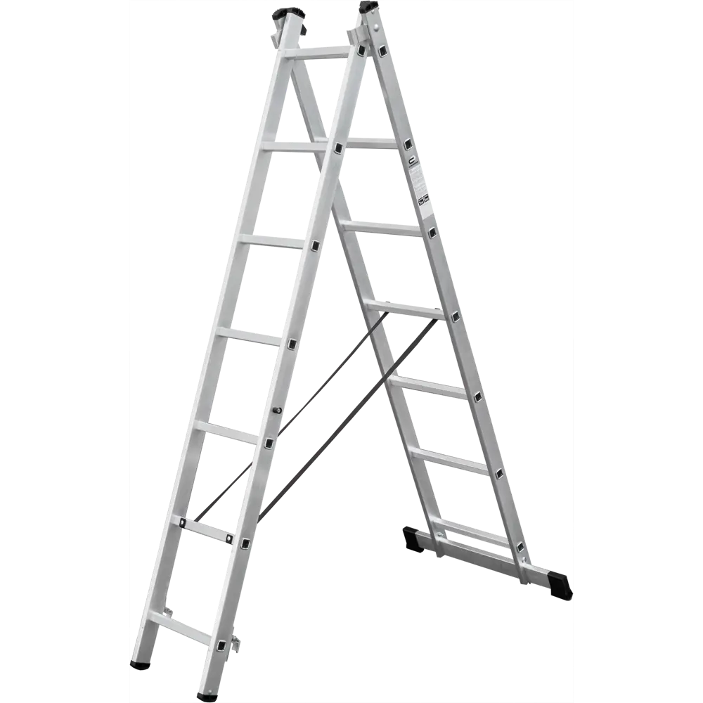 Лестница раскладная 2-секционная Standers до 2.8 м 7 ступени 82663424 STLM-2110569  - Вид №1