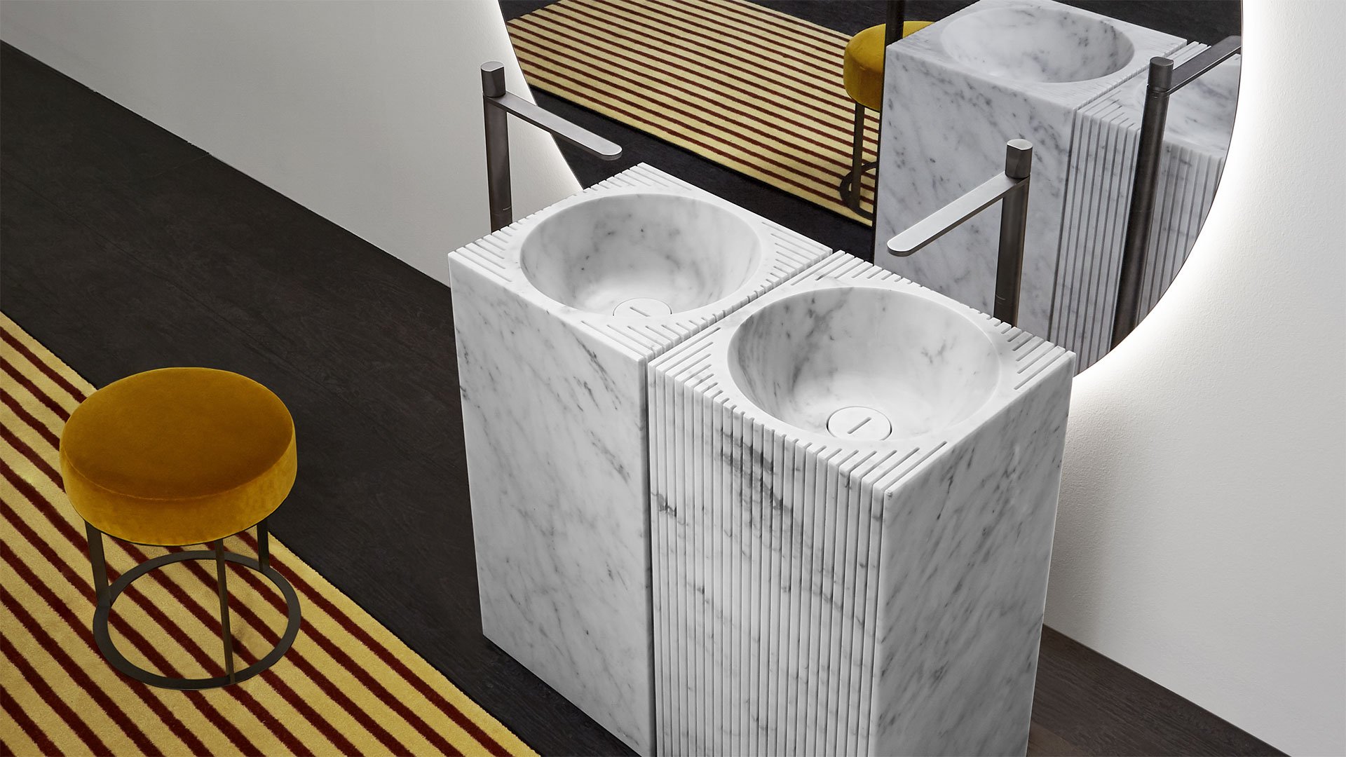 Controverso Напольная раковина стоящая прямоугольная Antoniolupi  - Вид №11