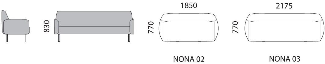 mminterier Диван из ткани Nona sun-id-1392124 - Вид №2