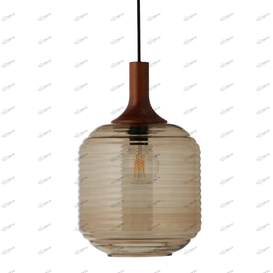 Лампа подвесная Honey, D16 см, янтарная Frandsen 16083276205001