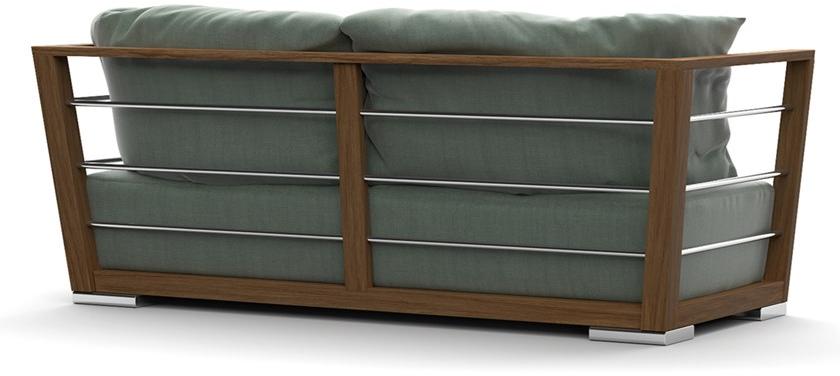 Atmosphera Садовый диван со съемным чехлом из тика и ткани Embrace Em.dv - Вид №1