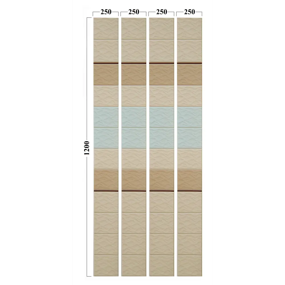 Панель ПВХ Этюд фон 8 мм 2700х375 мм 1.01 м² VENTA STLM-2090542 - Вид №4