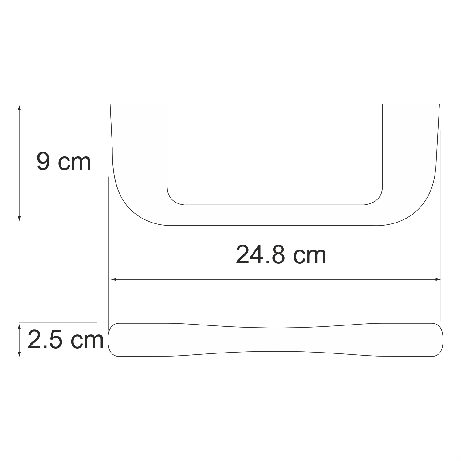 K-6832 Berkel Держатель полотенец WasserKRAFT Berkel K-6800  - Вид №2