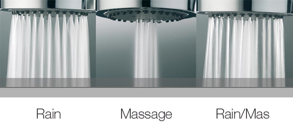 B00067 Душевая лейка KARINA Ø 73,5 mm BOSSINI  - Вид №1