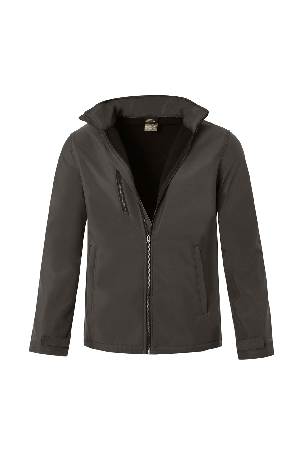 5042161 Куртка РЕГАТТА ПРОФЕШИОНАЛ ВЕНТУР софтшел серо-черная  Демисезонная одежда размер S (40-42) Спецодежда  - Вид №2