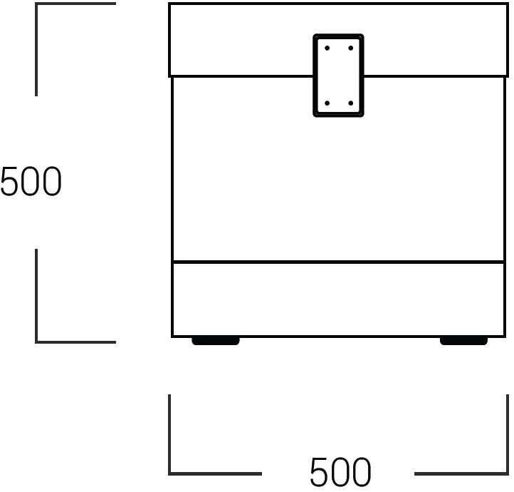 Egoitaliano Пуф для хранения, обитый кожей sun-id-1393306 - Вид №2