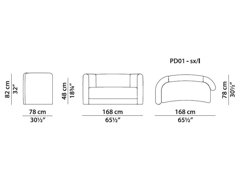 Кожаная скамья Baxter Clara ARCH-00130507 - Вид №6