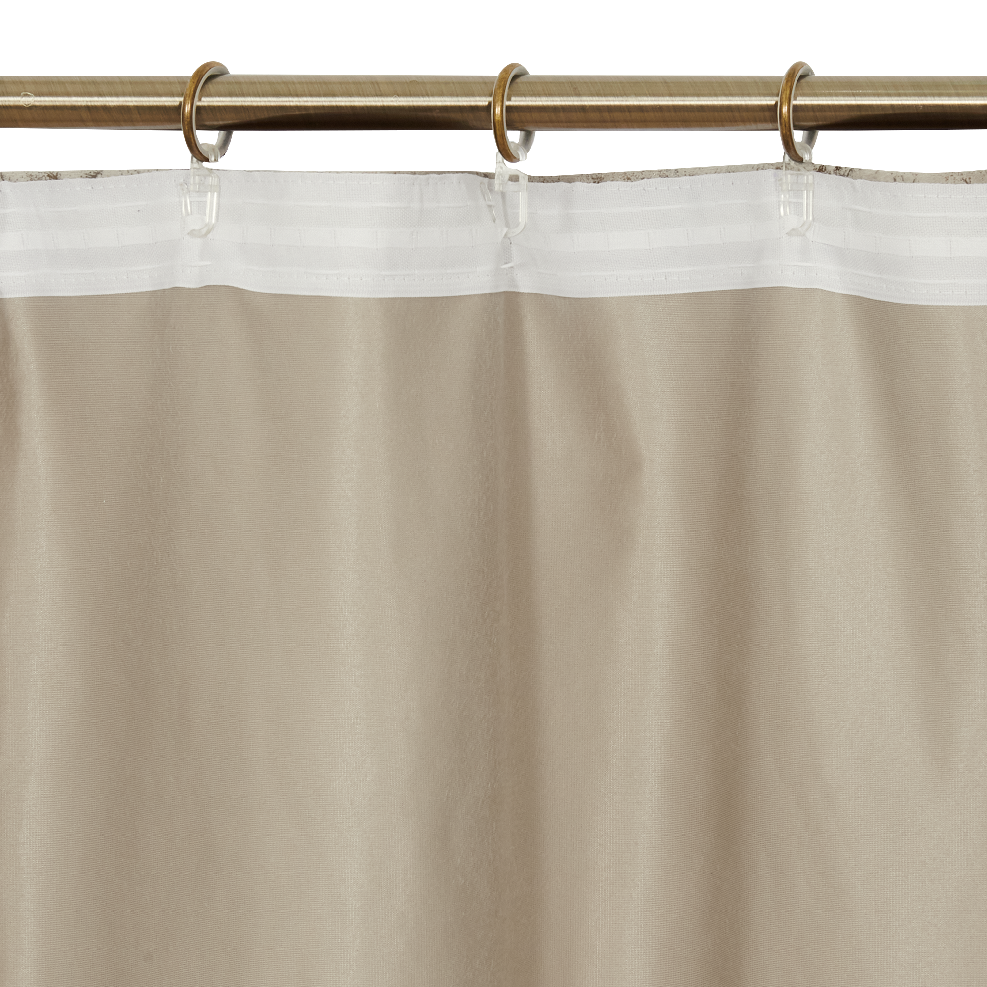 Штора бархатная бежевая с абстрактным рисунком 200×280 см 84532506 Santreyd STLM-0051356 - Вид №4