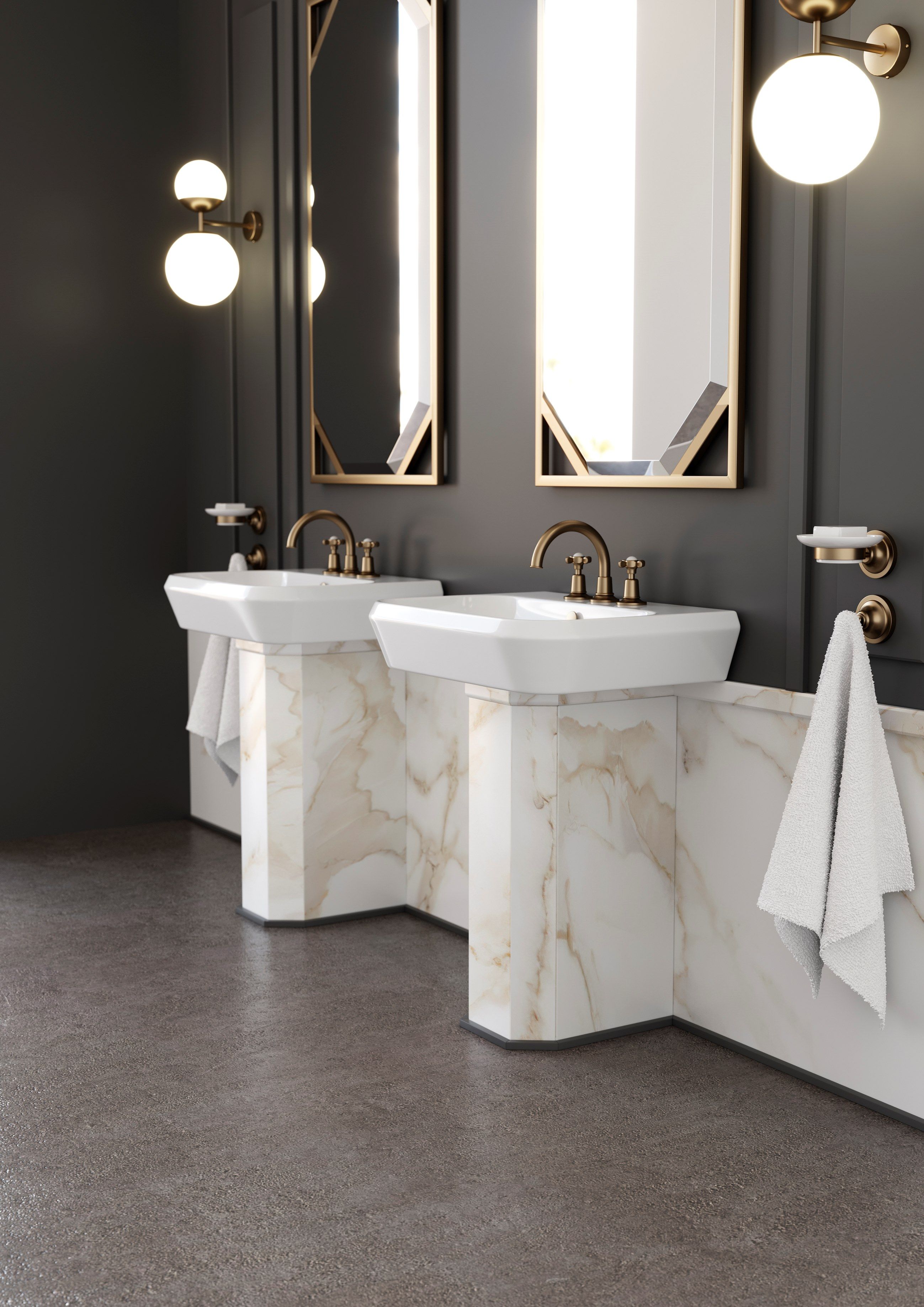 Керамическая одиночная прямоугольная раковина GSG Ceramic Design Cruise ARCH-00108571 - Вид №3