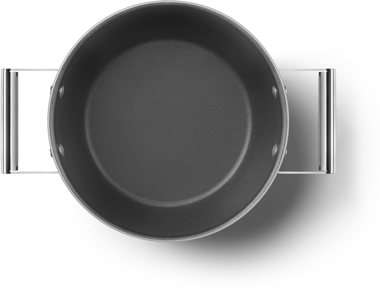 CKFC2411CRM Посуда / кастрюля с двумя ручками и крышкой 24 см, кремовая SMEG  - Вид №9