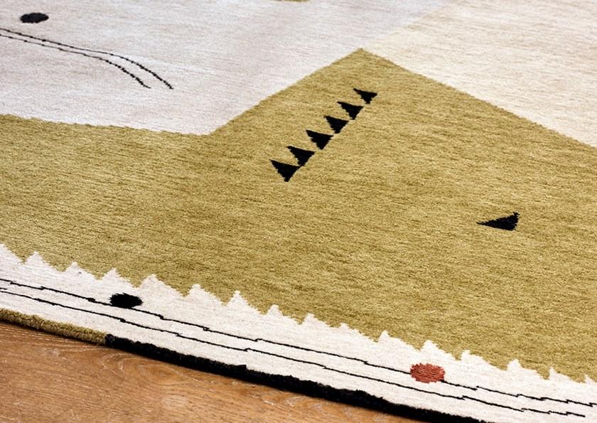 Toulemonde Bochart Прямоугольный коврик из шерсти и бамбукового волокна The designers sun-id-1392330 - Вид №1