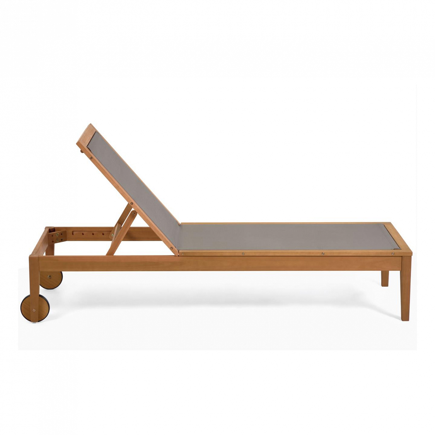 097641 Шезлонг из эвкалипта зеленый La Forma Caterin  - Вид №4