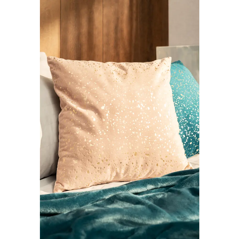 Подушка Голди 43x43 см цвет розовый иней 88106369 STLM-2047623 LINEN WAY  - Вид №3
