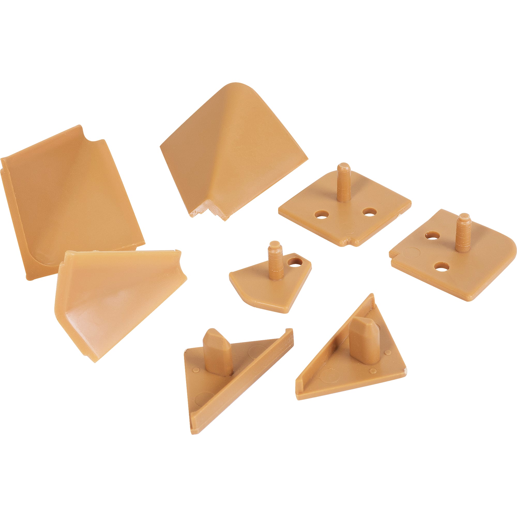 17871540 Заглушки к плинтусу цвет бежевый, 6 шт Santreyd 