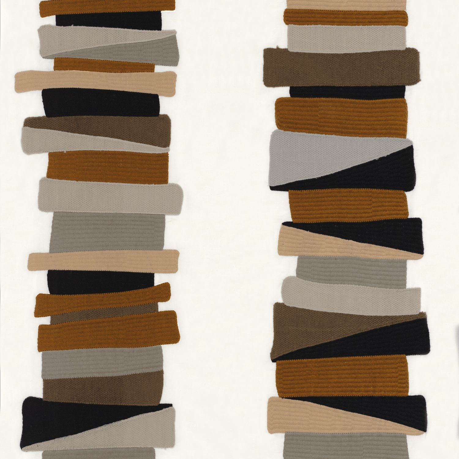 Многоцветная вышитая ткань Casamance Valvidia ARCH-00095962 - Вид №5