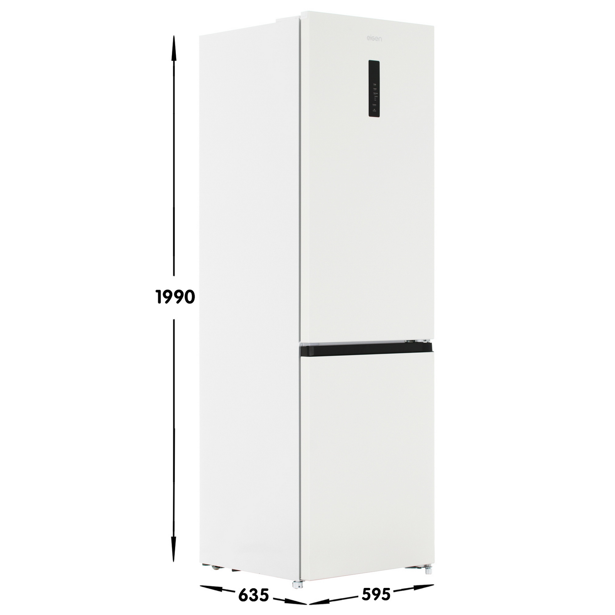 9142716 Холодильник с морозильником   Eigen Stark R01B белый STDN-0060390 - Вид №6