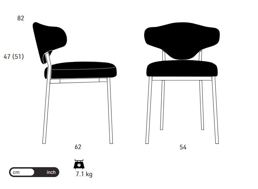 Кожаный стул KFF Icon ARCH-00008987 - Вид №14