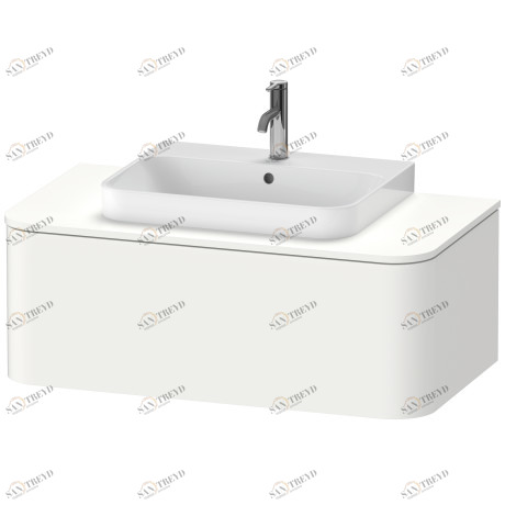 HP494103636 Happy D.2 Plus Тумбочка для подвесной консоли Белый шелковисто-матовый лак Duravit