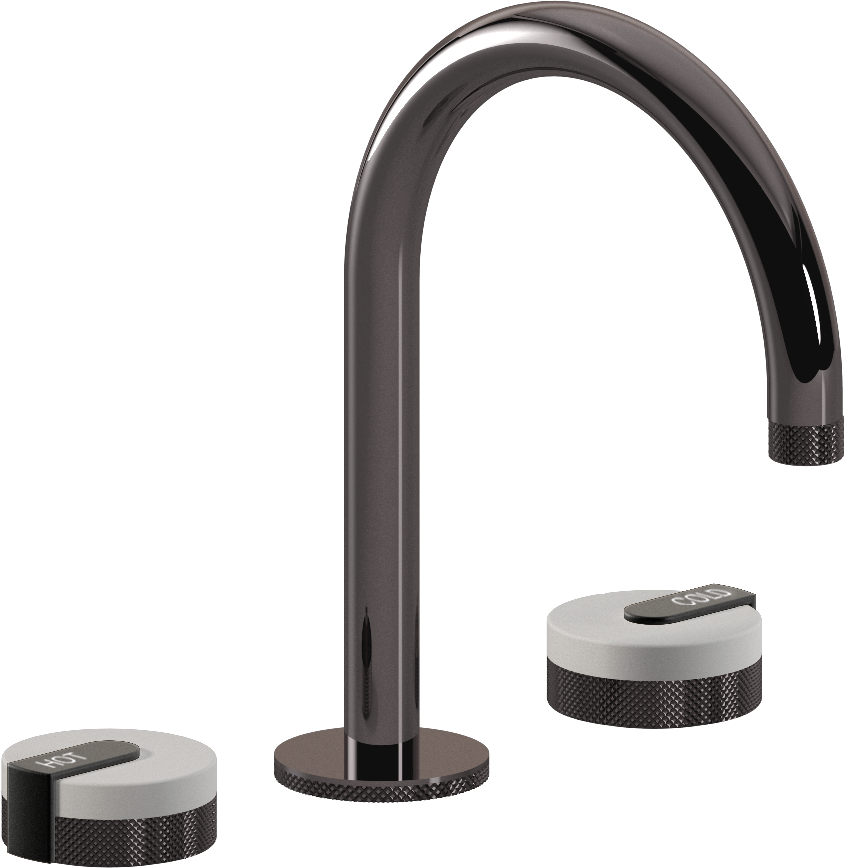 E-11512-R1WT-L1MBK-OX Смеситель для умывальника на 3 отвертия GRAFF MOD+