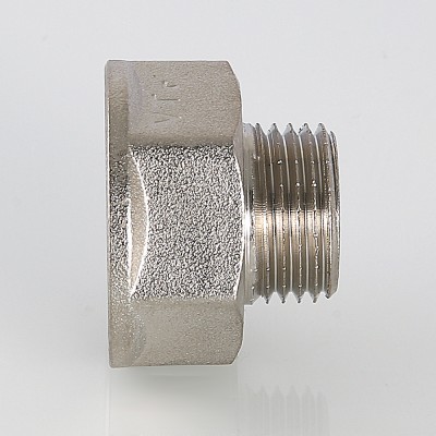 VTr.592.N.0403 Фитинг резьбовой – переходник Valtec 1/2" х 3/8"  - Вид №4