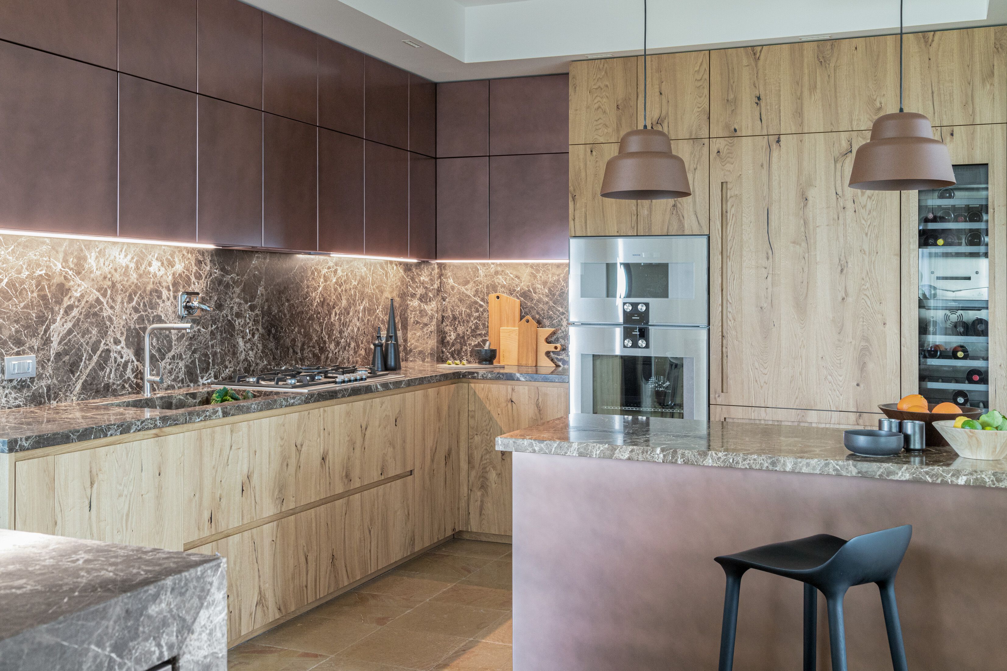 Угловая кухня с двумя островами TM Italia Cucine T30 ARCH-00000423 - Вид №2