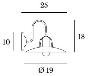 Gibas Бра из латуни Osteria 839/42 - Вид №2