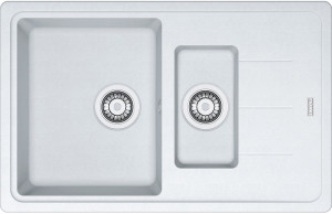 114.0280.893 Better, серия basis, fragranite, мойка bfg 651-78 белый стоп. Franke Franke Basis