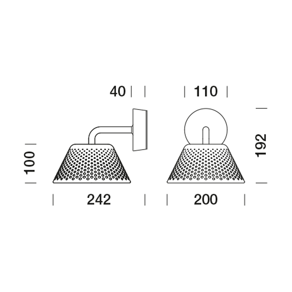 3210116 Подсветка стены Platek MESH Applique  MESH - LED 3000K 87°  - Вид №10