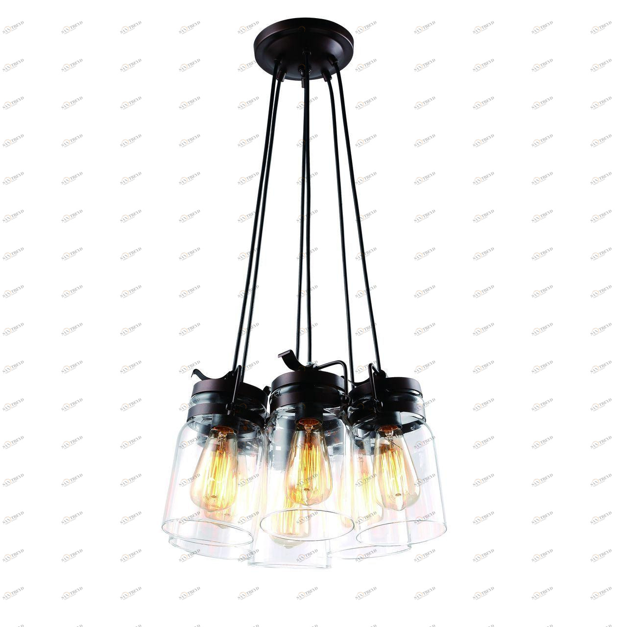 Подвесная люстра Arte Lamp Bene A9179SP-6CK ARTE LAMP ДИЗАЙНЕРСКИЕ, BENE 108398 Коричневый 