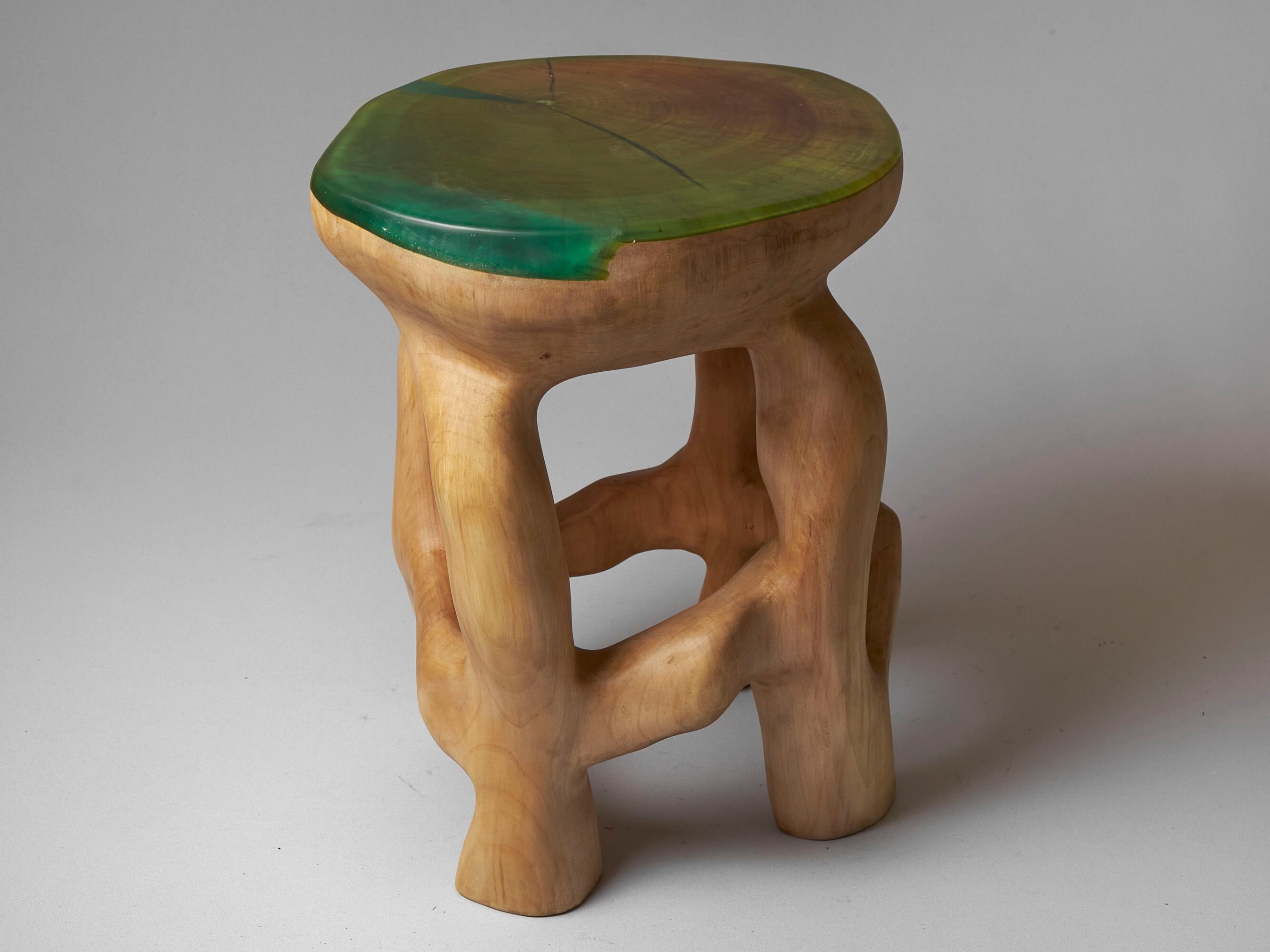 Деревянный журнальный столик / табурет Logniture Satyrs ARCH-00029617 - Вид №5