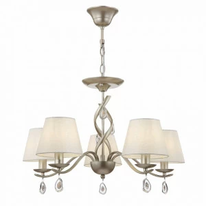 Люстра подвесная кремовая Monique 05G FREYA CLASSIC 00-3956406 Бежевый;золото