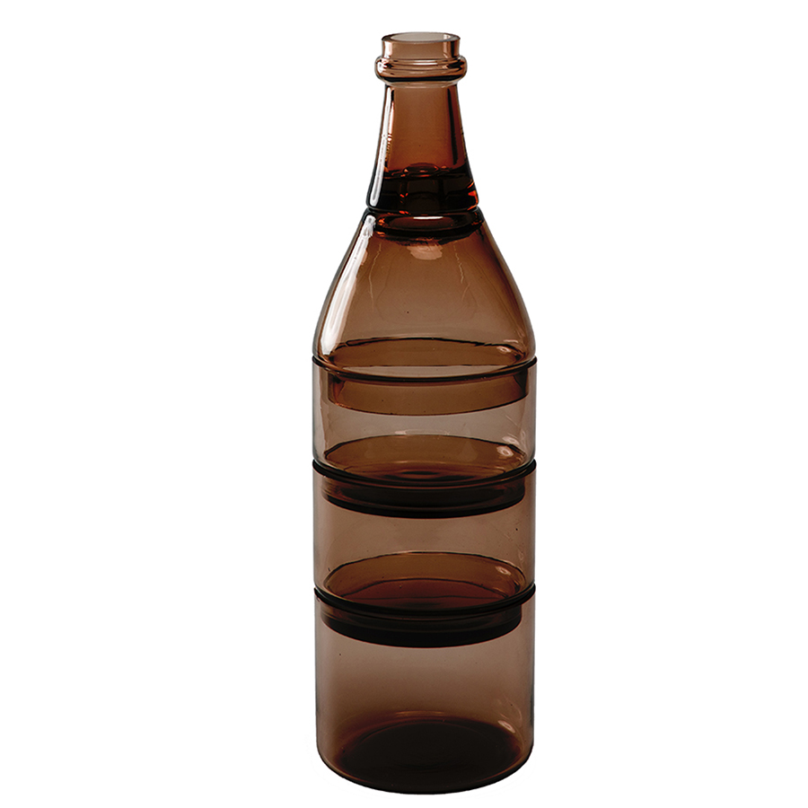 DYLAPERAM Набор из 5-ти емкостей для аперитива l'ap?ro, коричневый Doiy 