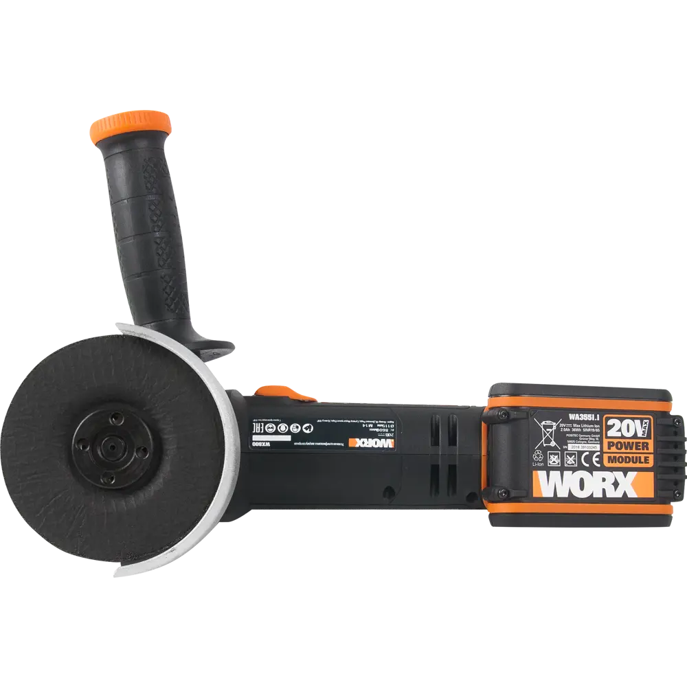 Аккумуляторная углошлифовальная машина WORX WX800 с двумя батареями 82348163 STLM-0025103 - Вид №2