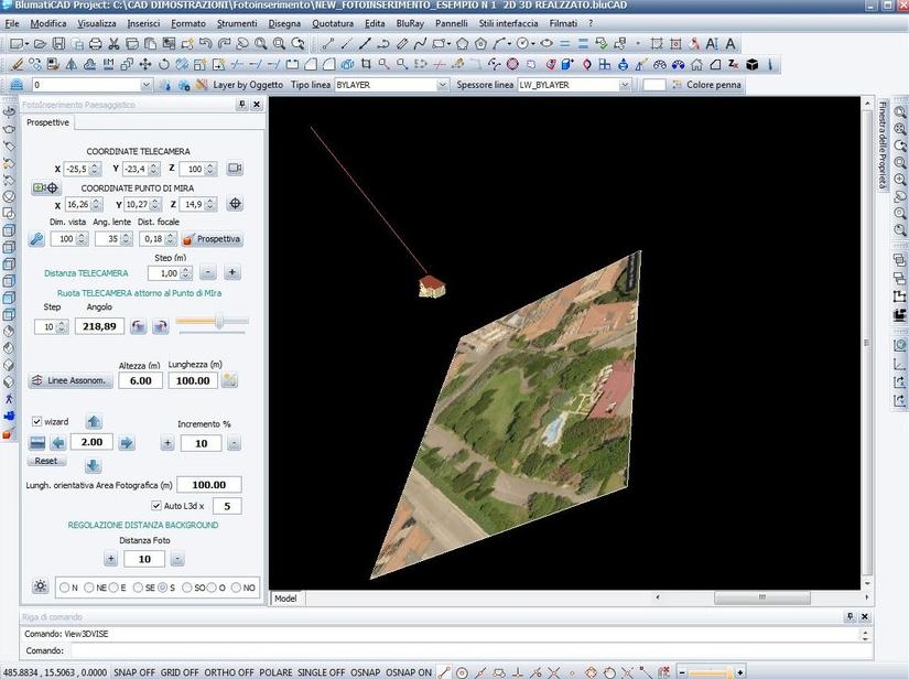 Blumatica Вставка 3D проекта в фотографический пейзаж sun-id-1361879 - Вид №1