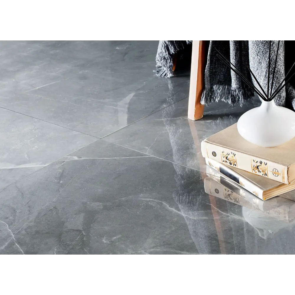 Керамогранит Incolor Imperial 60x60x0.9 см 1.44м² полированный цвет серый STLM-2060277 - Вид №4