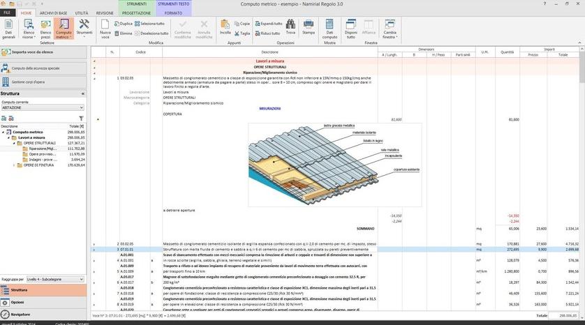Edilizia Namirial Расчет метрики и учет работы sun-id-1353151 - Вид №1