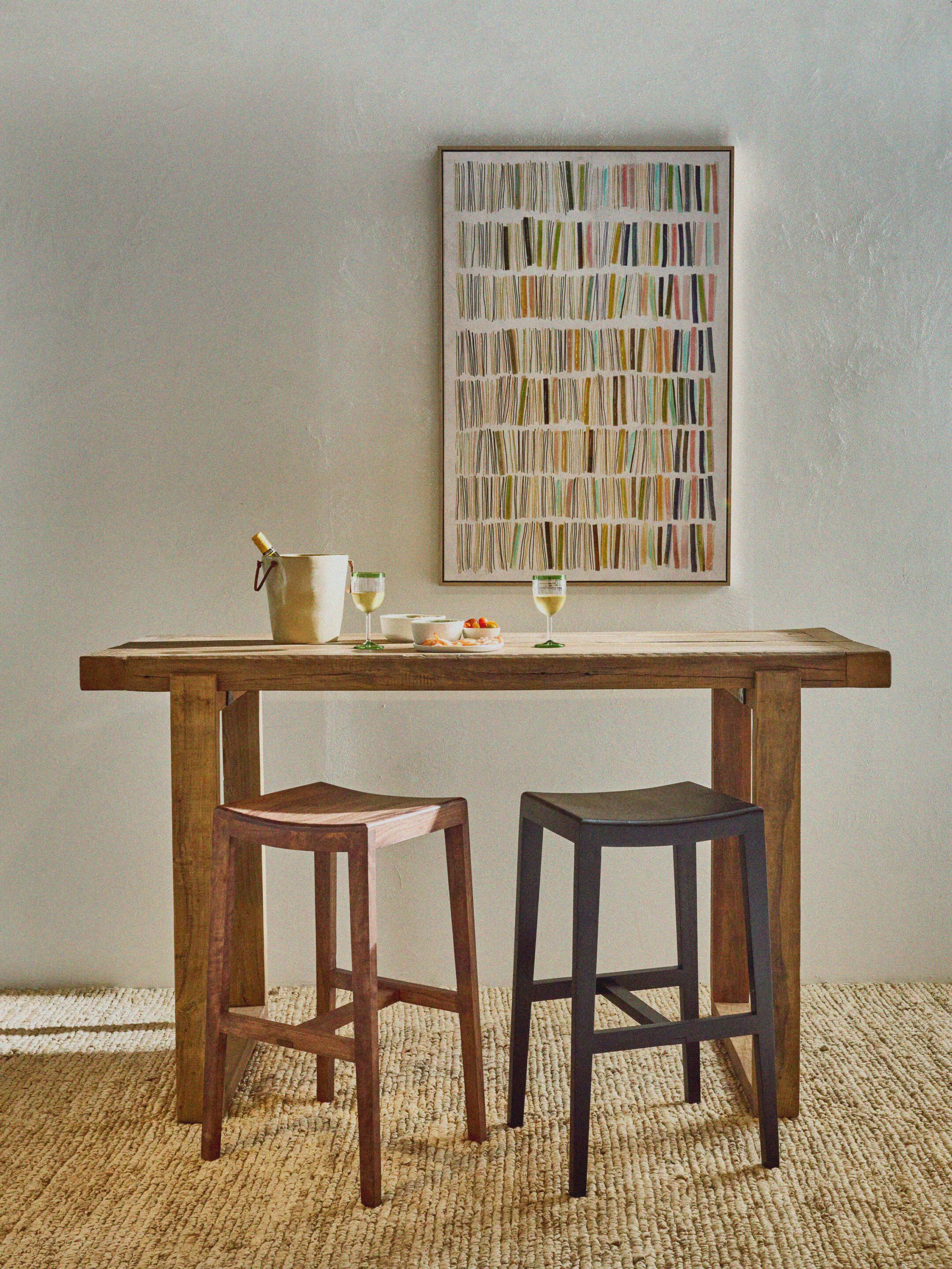 Восстановленный деревянный прямоугольный высокий стол POMAX Андалусия ARCH-00037459 - Вид №2