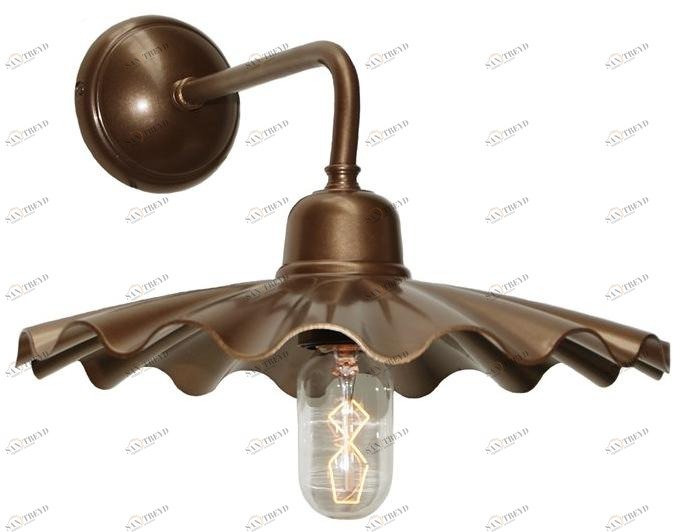 Mullan Lighting Бра с прямым светом ручной работы из латуни Ardle Mlwl127 