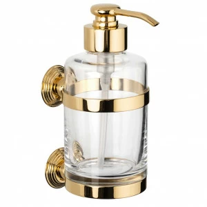 C39-530 C39-530 Настенный дозатор мыла АЛИЗЕ КАННЕЛЕ Cristal & Bronze ALIZÉ CANNELÉ