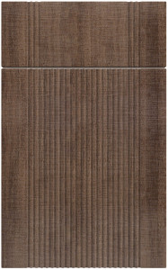 Фасады для кухни Модерн Фрезеровка «Риффель» Ясень маррон №197