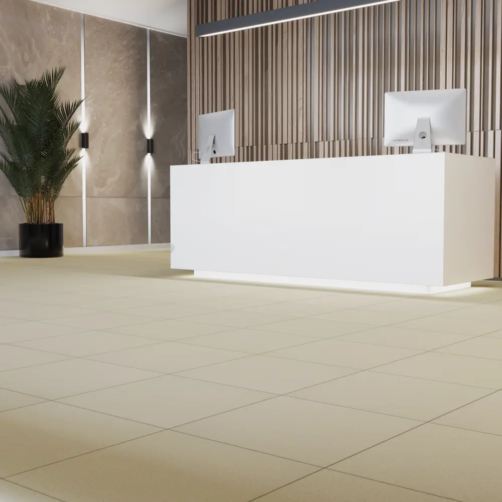 Керамогранит Quadro Decor Соль-Перец 40x40 см 1.6 м² неполированный цвет бежевый STLM-2031016