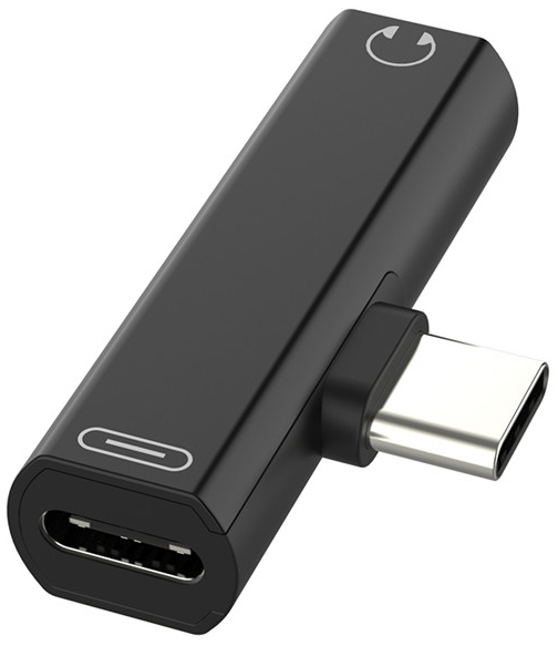 GCR-52247 Gcr переходник usb type c > 3.5mm mini jack + typec, черный, gcr-uc2aux Greenconnect Santreyd 