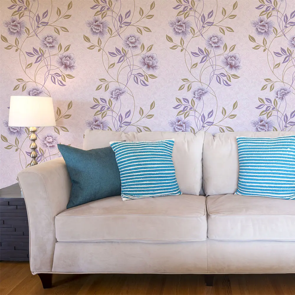 Обои виниловые Home Color Jardin фиолетовые 0.53 м 136-56 13433956 STLM-2018232 - Вид №2